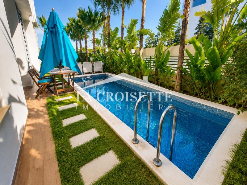 S+4 meublé avec piscine à La Marsa